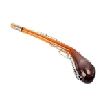 ปืน - ขวดวิญญาณ borosilicate สูงรูป